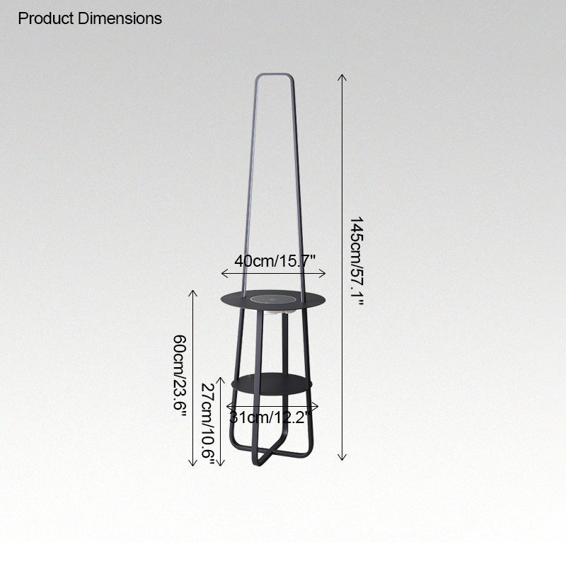 Diff Dimmable Floor Lamp with Charging Table-DF7054