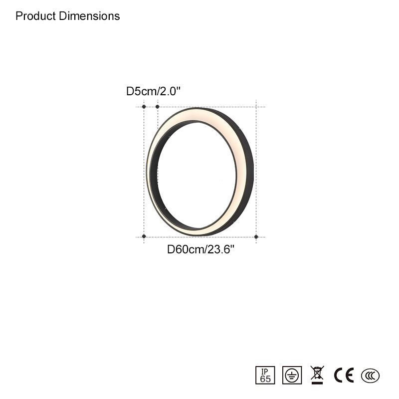 Diff Waning Moon Wall Outdoor Light DF9012