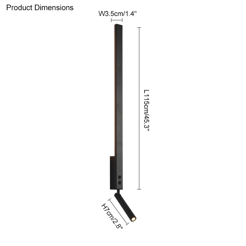 Diff Long Linear Wall Sconce with Spotlight-DF6052
