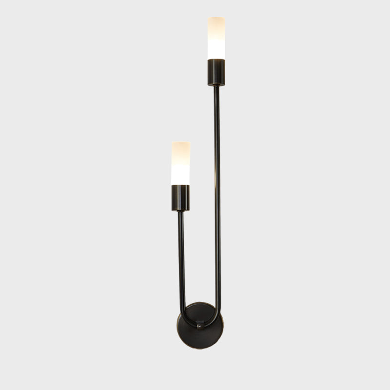 Diff Black and Brass Modern Candelabra Wall Sconce-DF6096