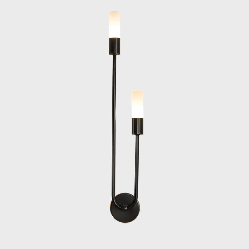 Diff Black and Brass Modern Candelabra Wall Sconce-DF6096