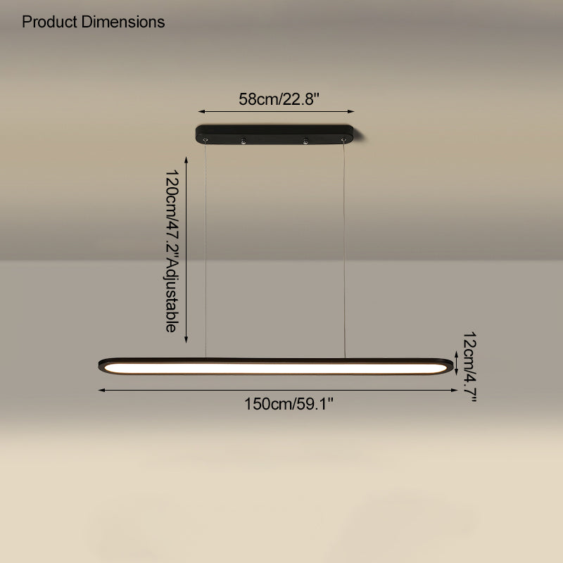 Diff Long Oval Pendant Light-DF2248