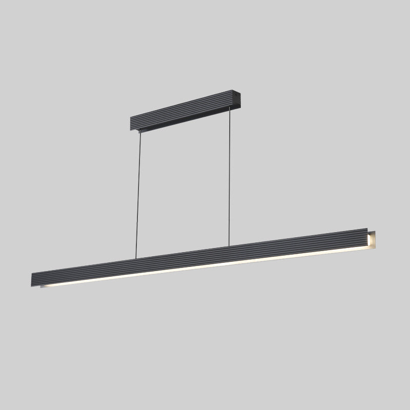 Diff Contemporary Black Linear Led Pendant Light-DF2281
