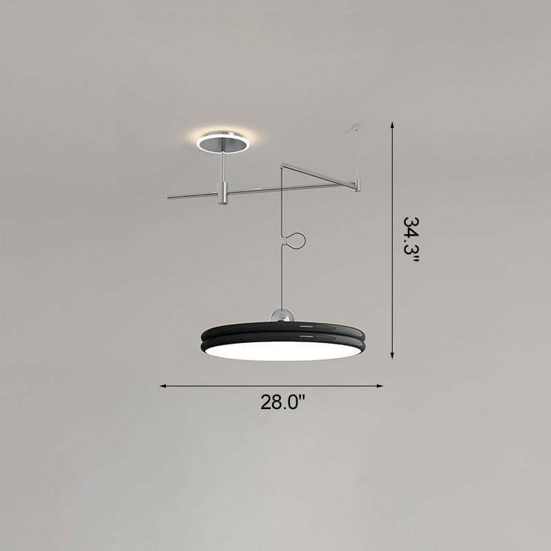 Diff Disc Offset Pendant Light-DF2251