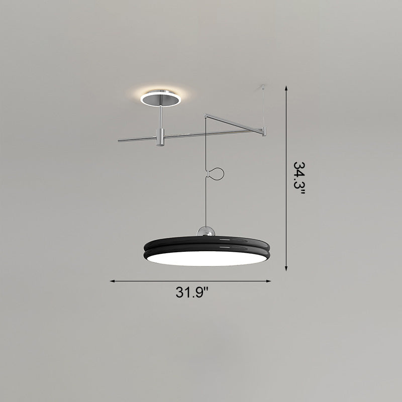 Diff Disc Offset Pendant Light-DF2251