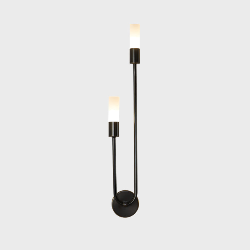 Diff Black and Brass Modern Candelabra Wall Sconce-DF6096