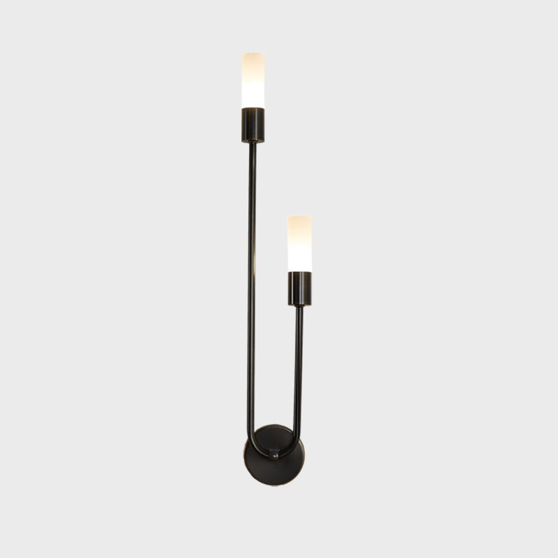 Diff Black and Brass Modern Candelabra Wall Sconce-DF6096