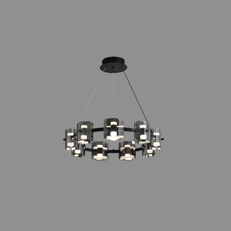 Diff Circular Glass Chandelier-DF2218