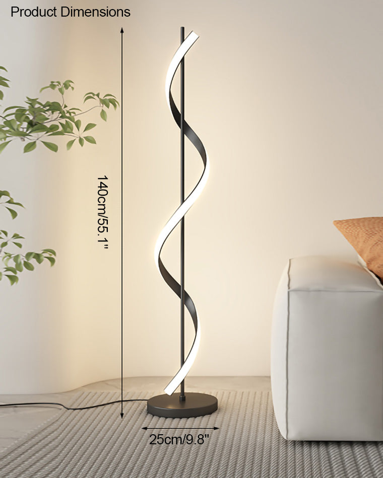 Diff Dimmable Spiral Floor Lamp-DF7073