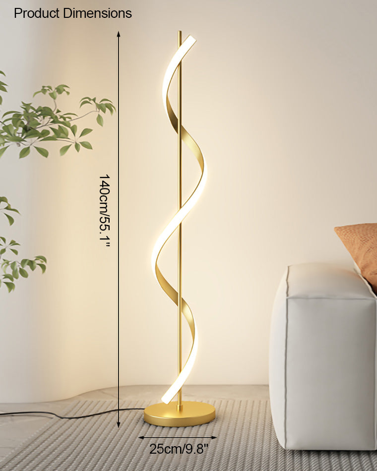 Diff Dimmable Spiral Floor Lamp-DF7073