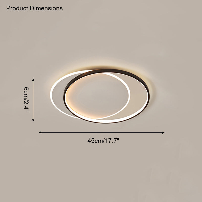 Diff Geometric Flat Ceiling Light-DF1031