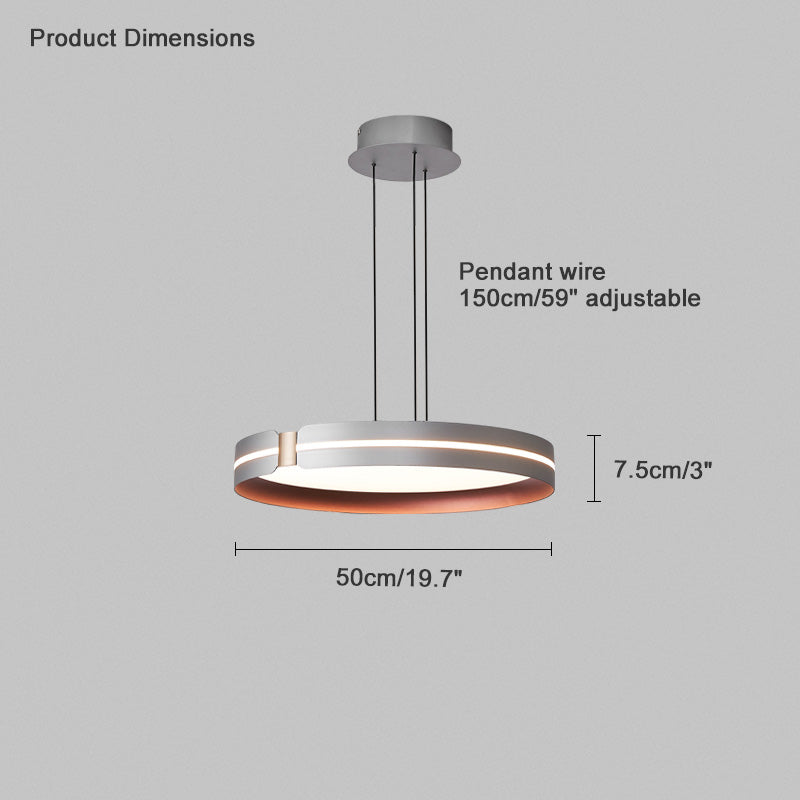 Diff Bracelet Round Pendant Ceiling Light-DF1065