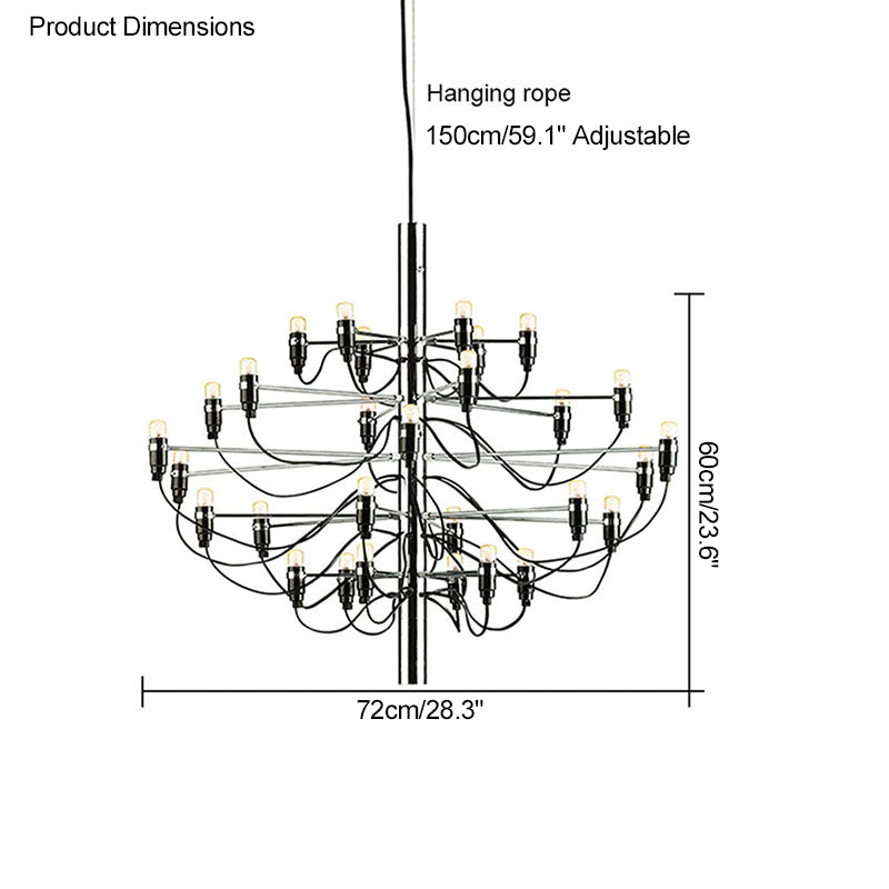 Diff Tiered Modern Candle Chandelier-DF2203