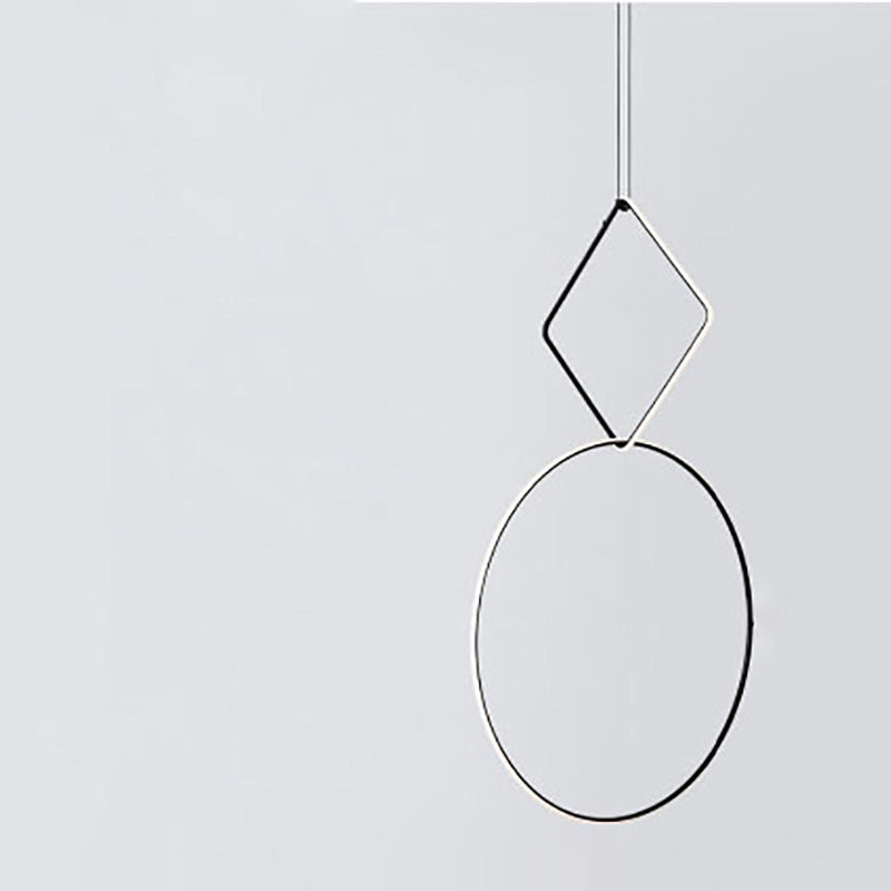 Diff Long Geometric Chandelier-DF2118