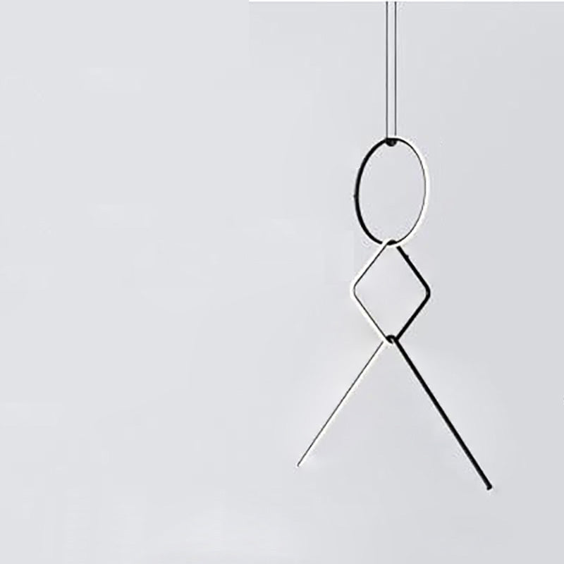Diff Long Geometric Chandelier-DF2118