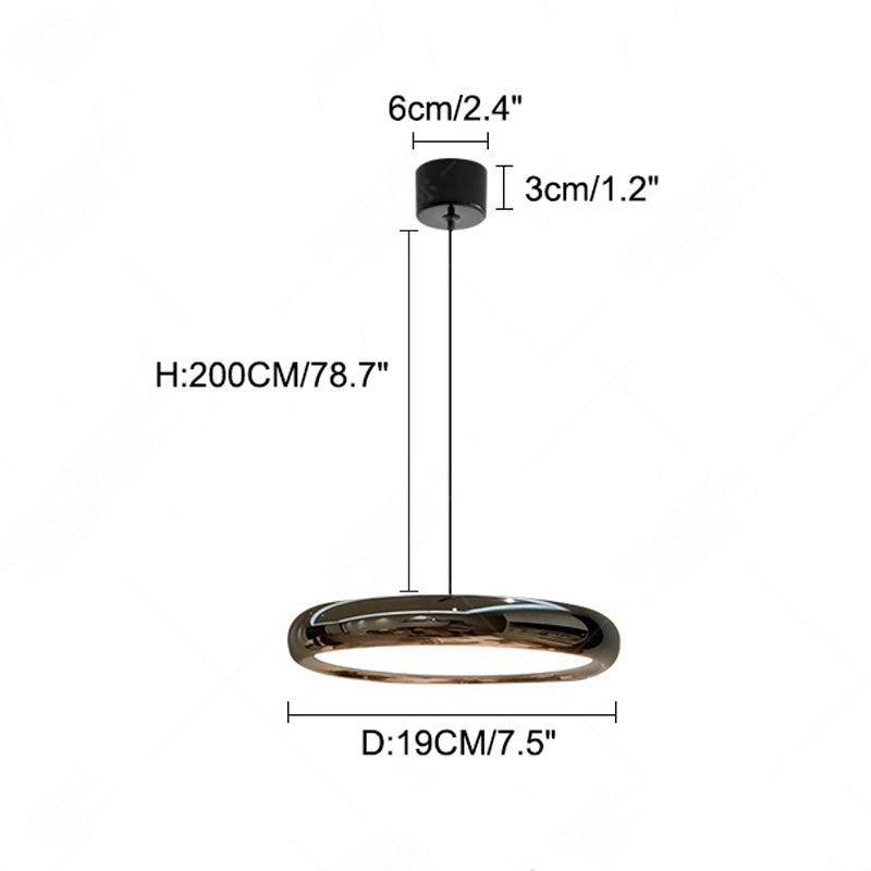 Diff 3 Light Disc Pendant Light-DF2015