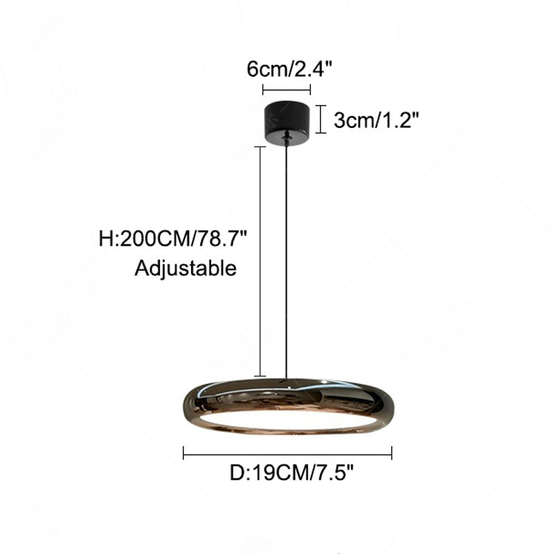 Diff 3 Light Disc Pendant Light-DF2015