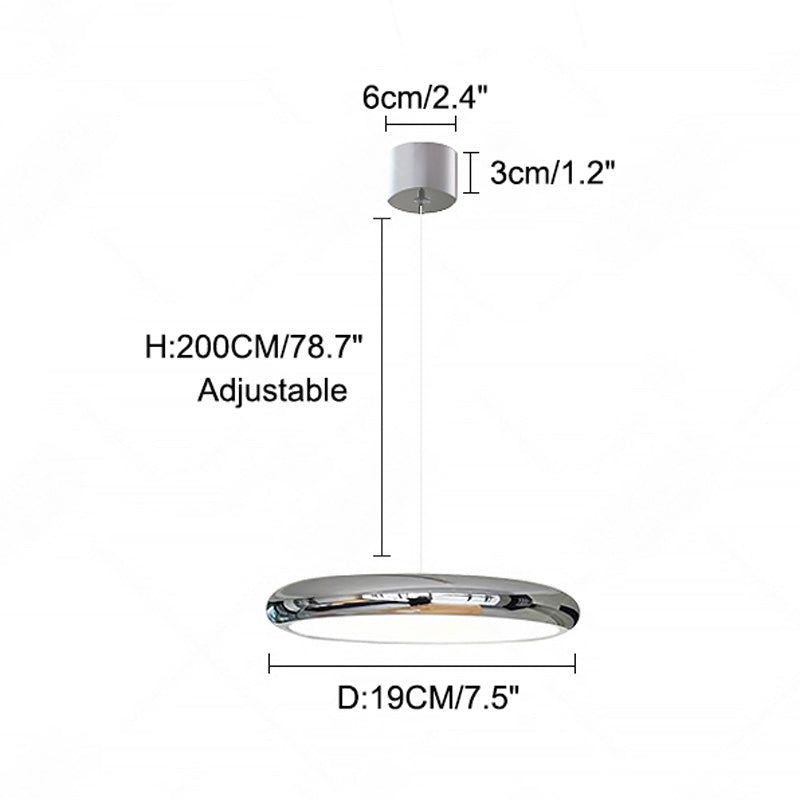 Diff 3 Light Disc Pendant Light-DF2015