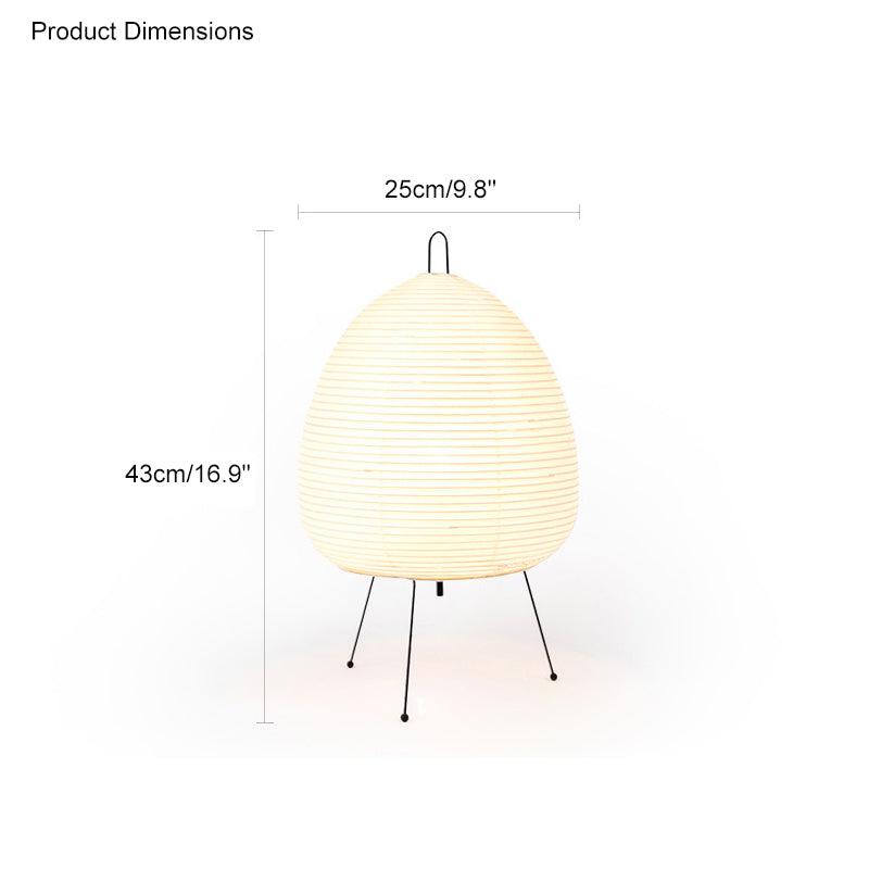 Diff Japanese Tripod Paper Lantern Table Lamp-DF8023