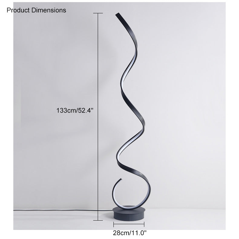 Diff Spiral LED Floor Lamp-DF7017
