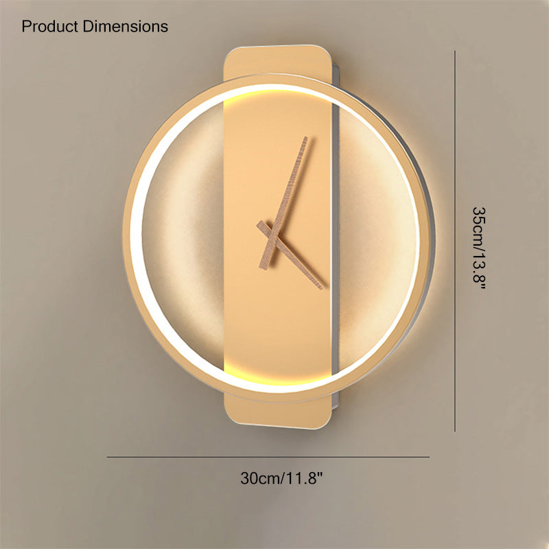 Diff Wall Clock with Led Light-DF6012