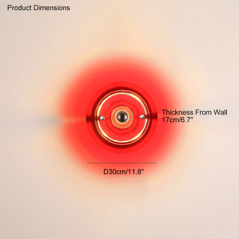 Diff Round Accent Wall Sconce-DF6049
