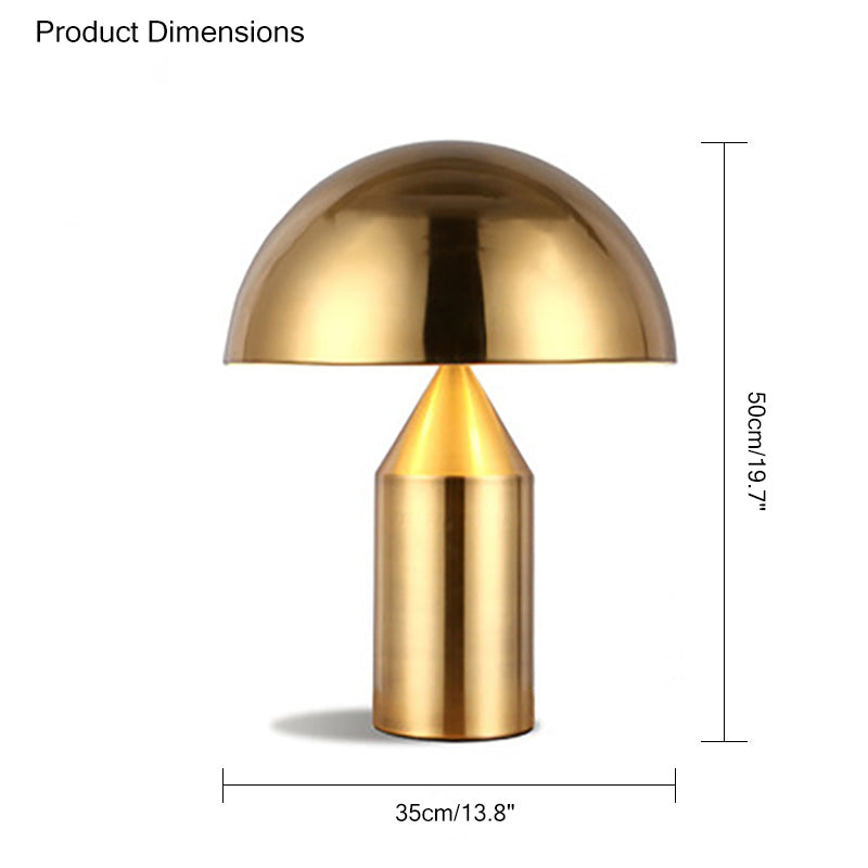 Diff Dome Metal Mushroom Table Lamp-DF8002