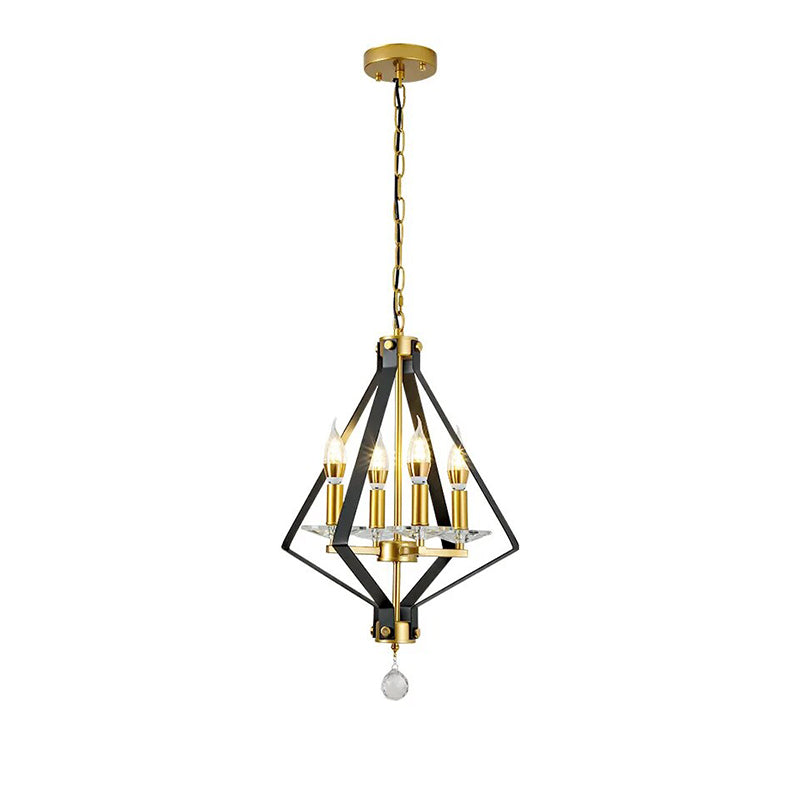 Diff Prism Gold Candle Chandelier-DF2263