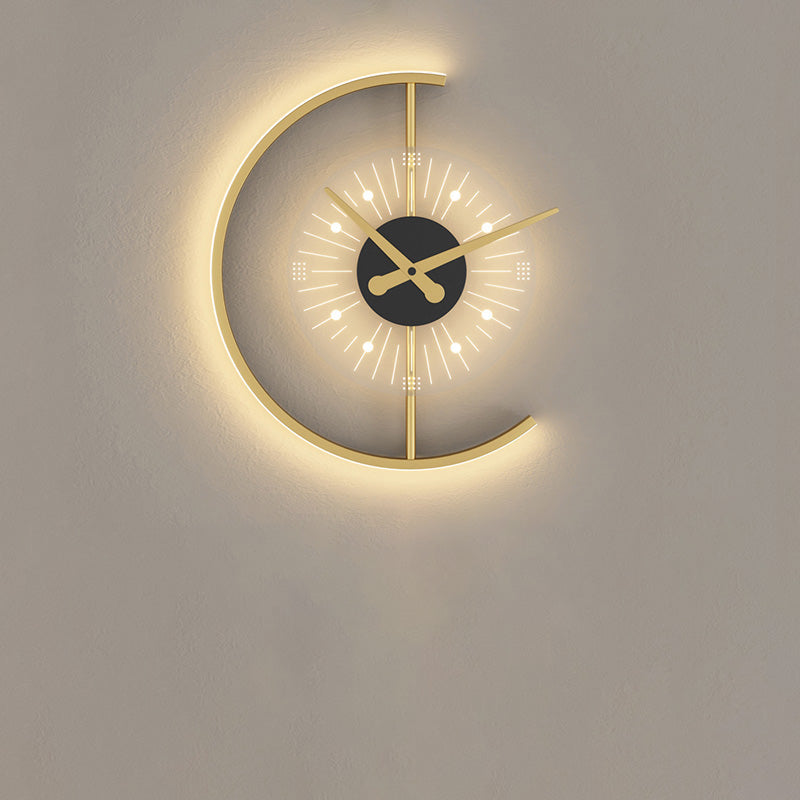 Diff Wall Clock with Led Light-DF6027