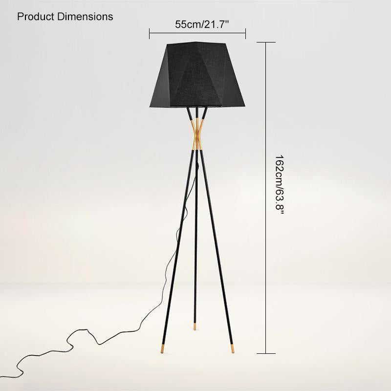Diff Faceted Tripod Floor Lamp-DF7004
