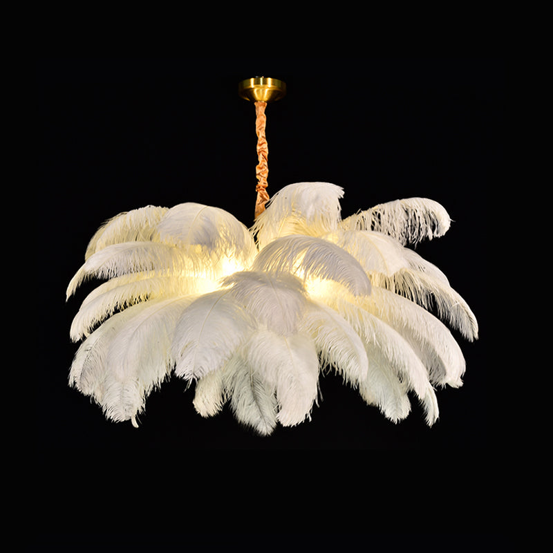 Diff Palm Feather Chandelier-DF2216