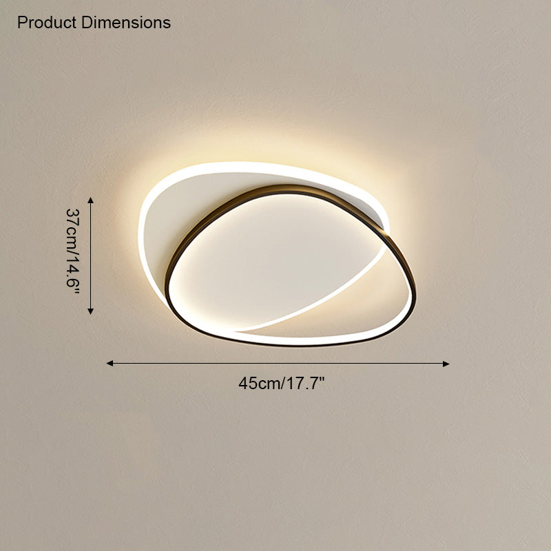 Diff Geometric Flat Ceiling Light-DF1031