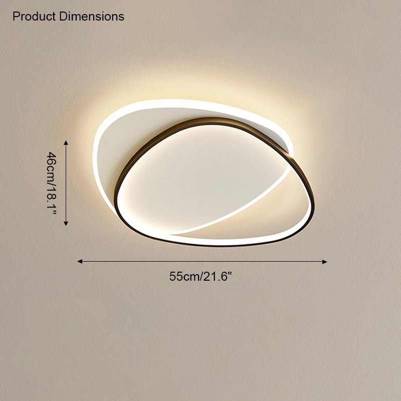 Diff Geometric Flat Ceiling Light-DF1031