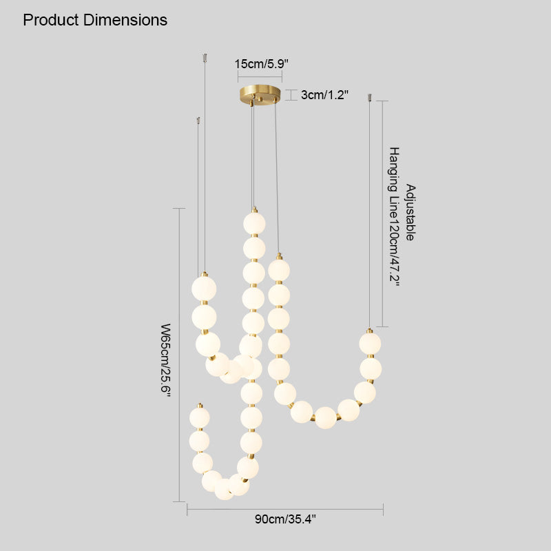 Diff String Pearl Chandelier-DF2102