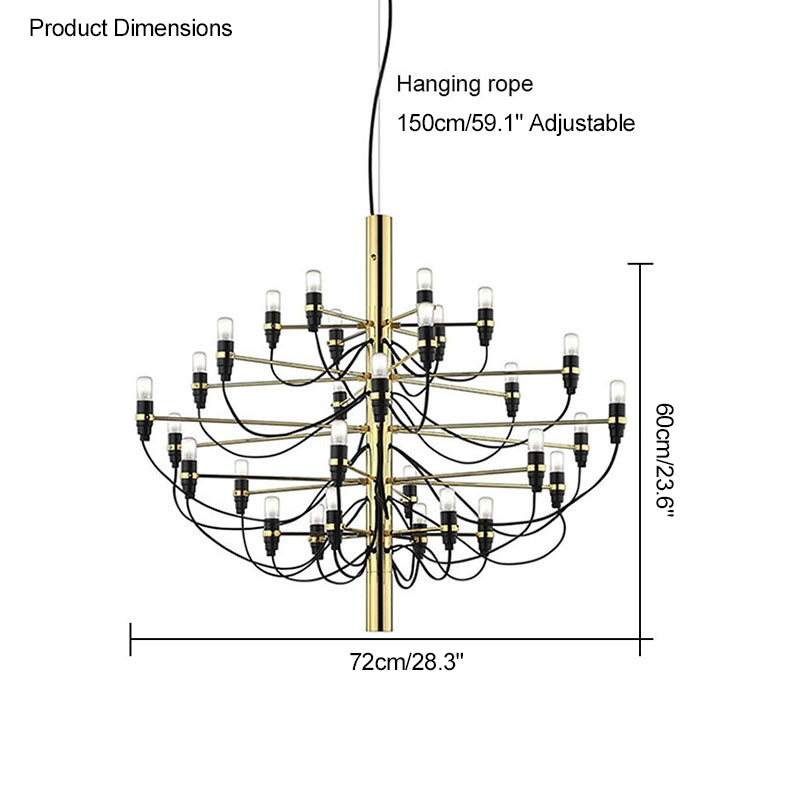 Diff Tiered Modern Candle Chandelier-DF2203