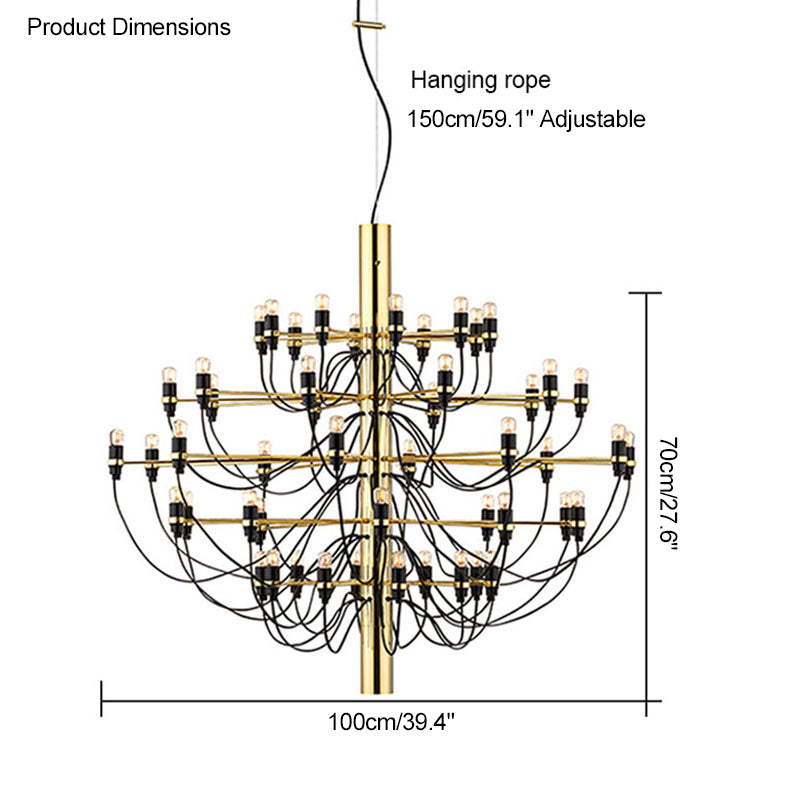 Diff Tiered Modern Candle Chandelier-DF2203