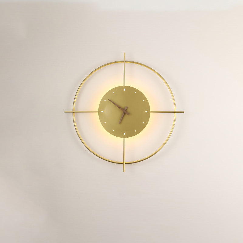 Diff Wall Clock with Led Light-DF6085