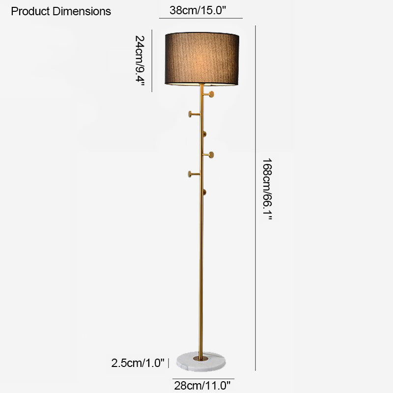 Diff Coat Rack Tree Floor Lamp-DF7065