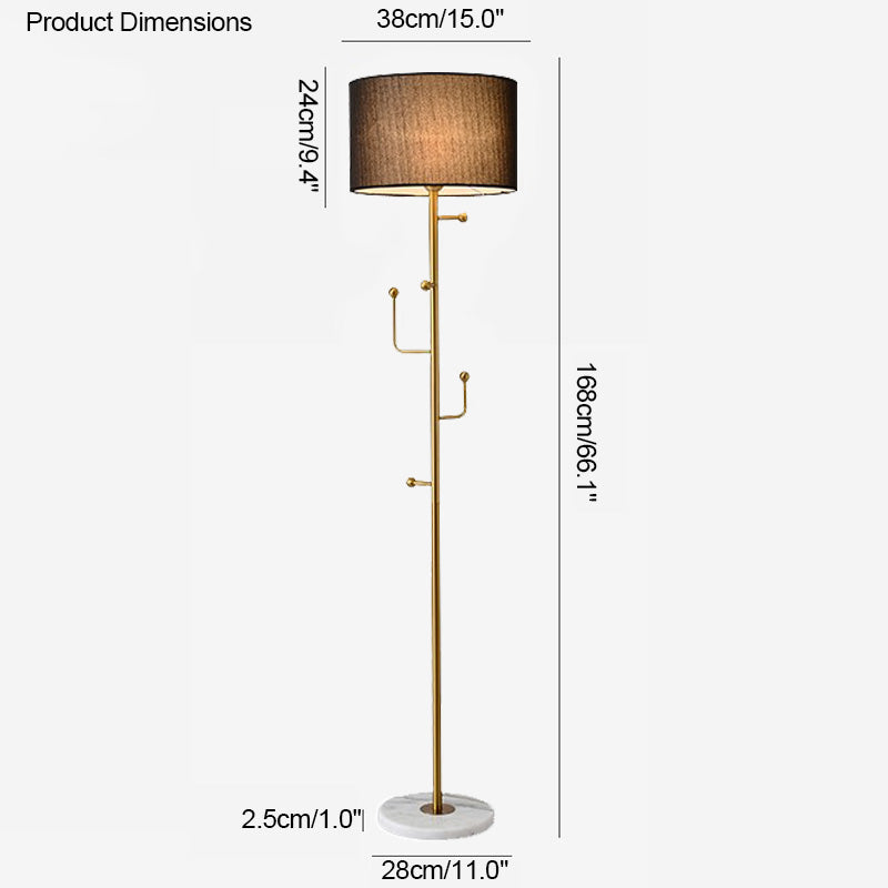 Diff Coat Rack Tree Floor Lamp-DF7065