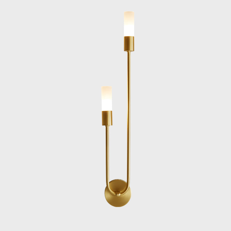 Diff Black and Brass Modern Candelabra Wall Sconce-DF6096