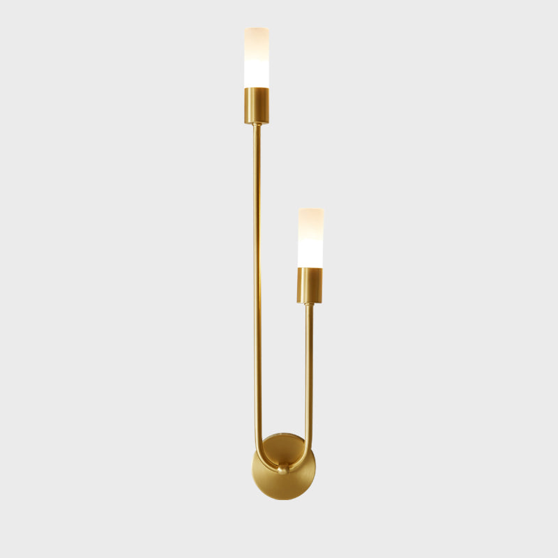 Diff Black and Brass Modern Candelabra Wall Sconce-DF6096