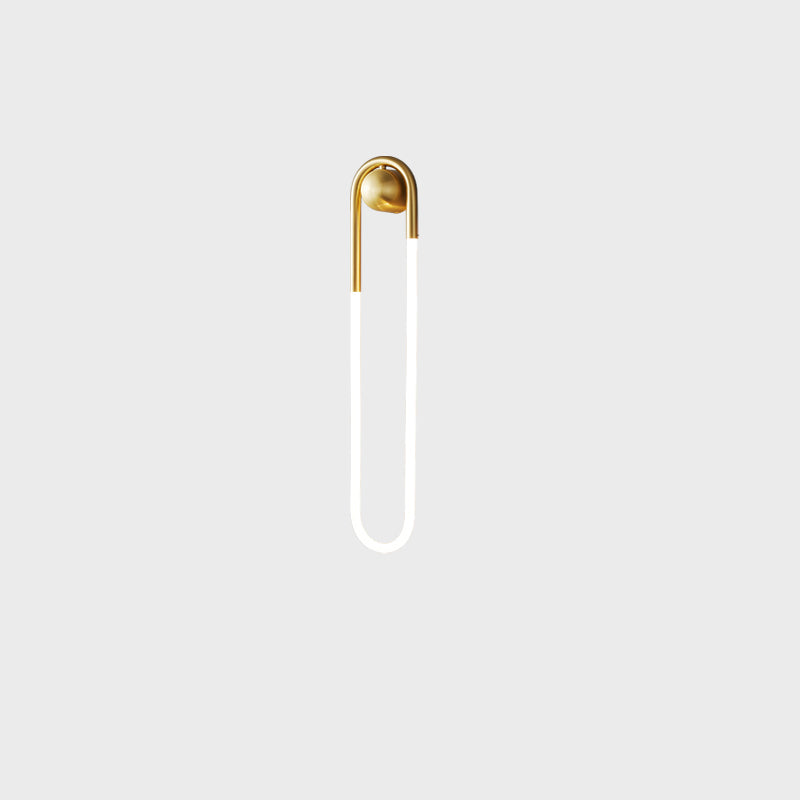 Diff Dimmble Oval Led Brass Wall Sconce with Remote-DF6097