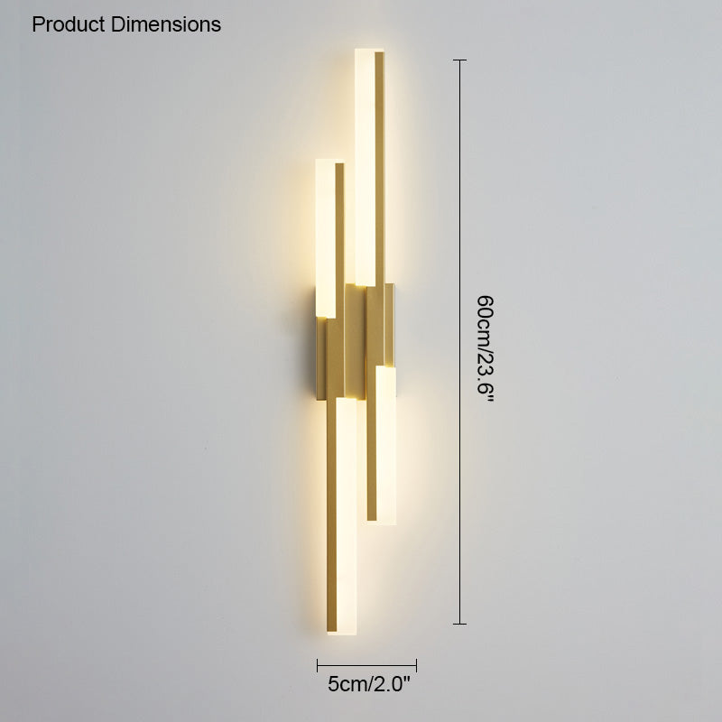 Diff Double bar Led Wall Sconce-DF6076