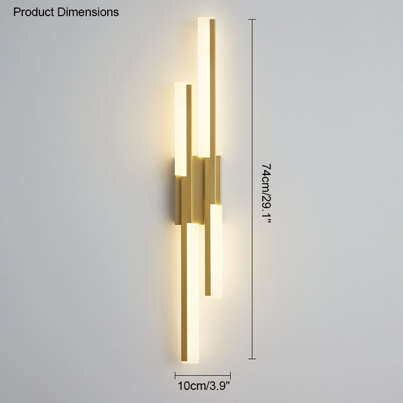 Diff Double bar Led Wall Sconce-DF6076