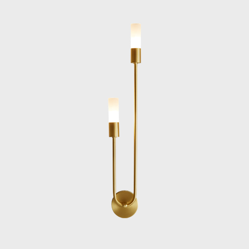 Diff Black and Brass Modern Candelabra Wall Sconce-DF6096