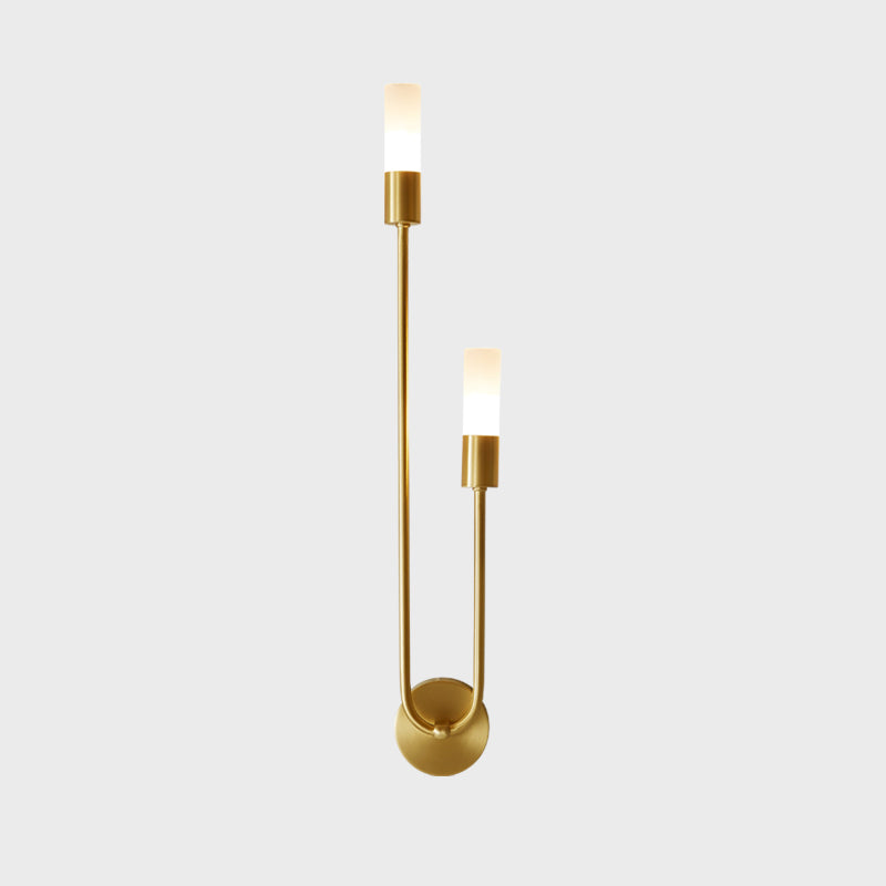 Diff Black and Brass Modern Candelabra Wall Sconce-DF6096
