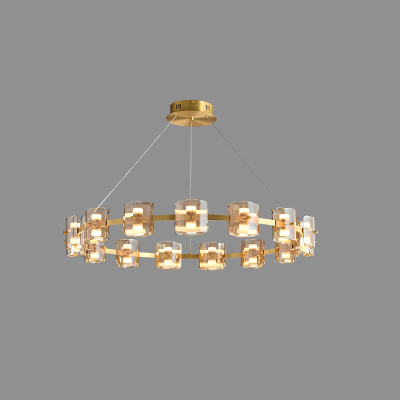 Diff Circular Glass Chandelier-DF2218