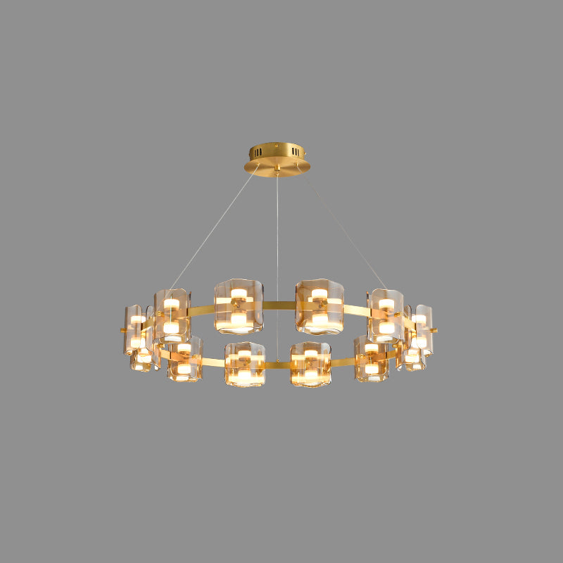 Diff Circular Glass Chandelier-DF2218