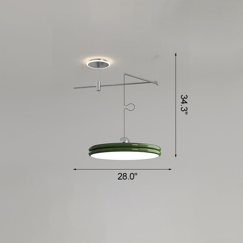 Diff Disc Offset Pendant Light-DF2251