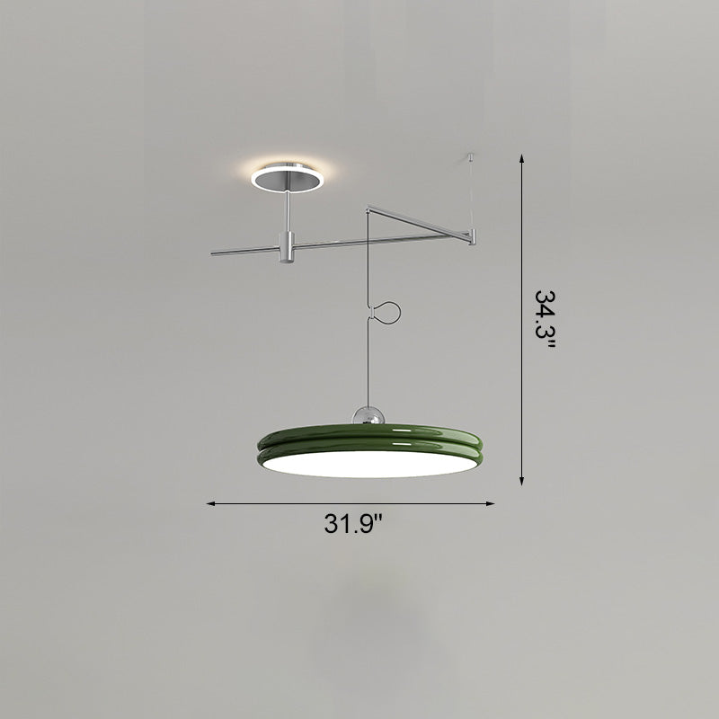 Diff Disc Offset Pendant Light-DF2251